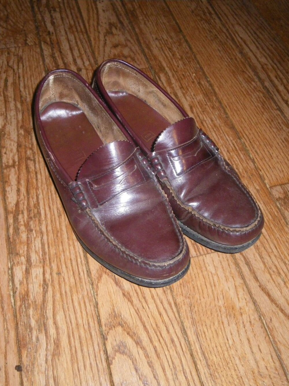Vintage Men’s Dexter USA Brown Leather Slip On Loafers Dress Shoes